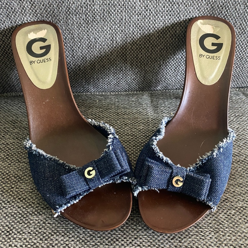 Guess Denim Heels - Women’s Size 9